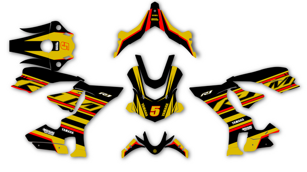 YAMAHA R1 RN32 15-19 Dekor Street _Gold