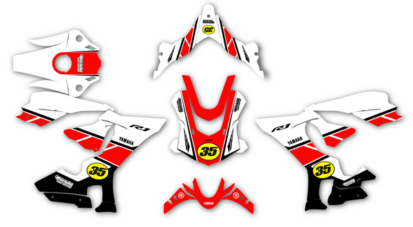 YAMAHA R1 RN32 15-19 Dekor Street _Red