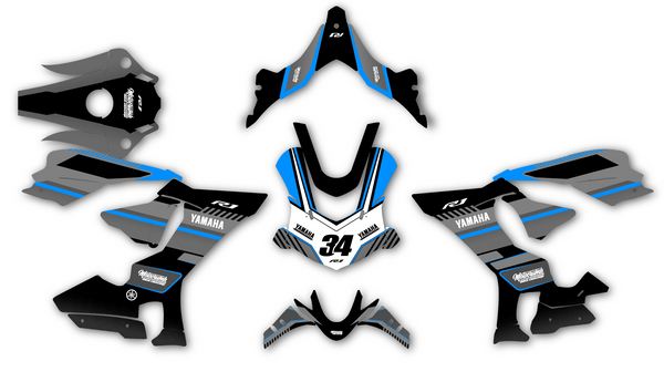 YAMAHA R1 RN32 15-19 Dekor Street _grey