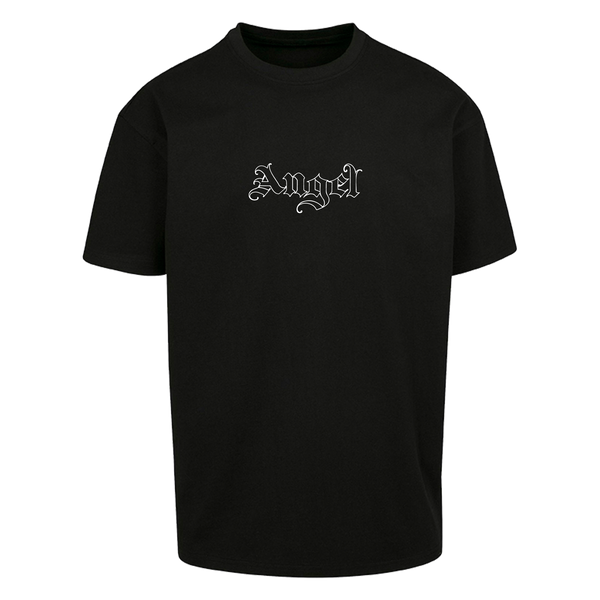 "Angel" HEAVY OVERSIZE TEE - BLACK