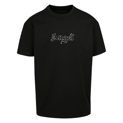 "Angel" HEAVY OVERSIZE TEE - BLACK