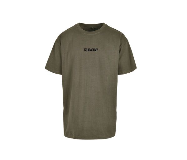 F73   HEAVY OVERSIZE TEE - OLIVE