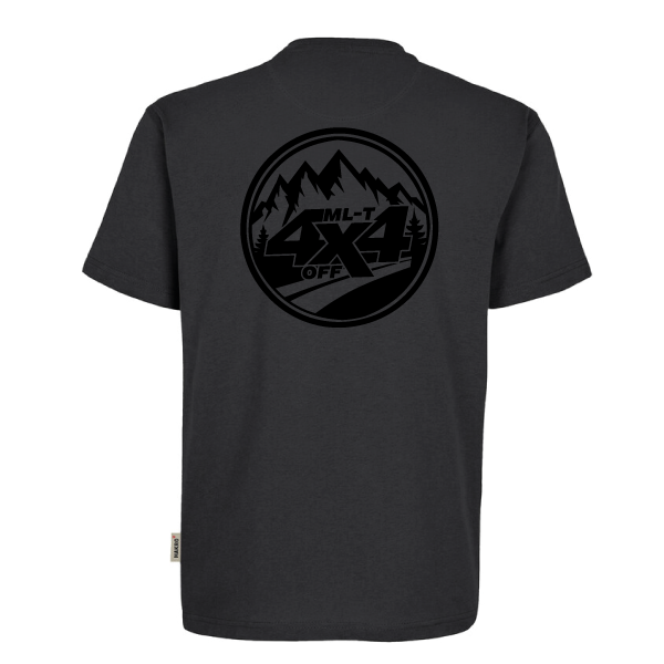 Single Jersey Herren "4x4" carbon