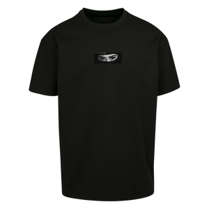 "LAVA" HEAVY OVERSIZE TEE - BLACK