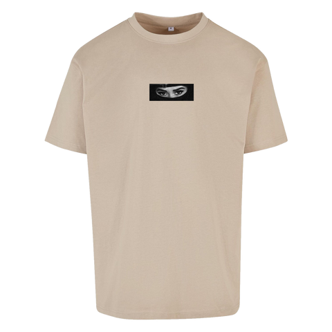 "LAVA" HEAVY OVERSIZE TEE - WET SAND