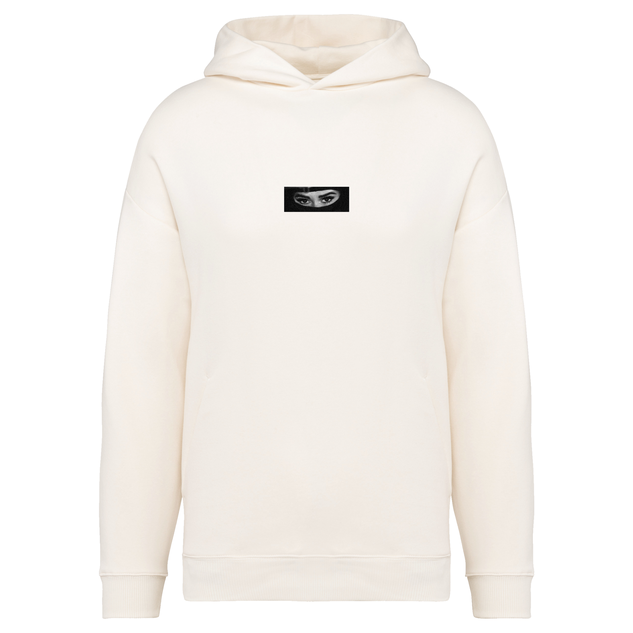 "Lava" Hoodie Oversize Unisex-Kapuzensweatshirt -  IVORY