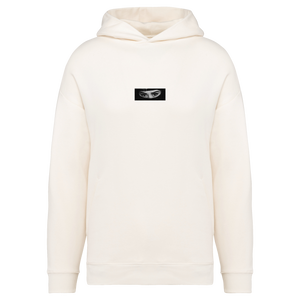 "Lava" Hoodie Oversize Unisex-Kapuzensweatshirt -  IVORY