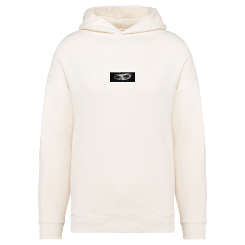 "Lava" Hoodie Oversize Unisex-Kapuzensweatshirt -  IVORY