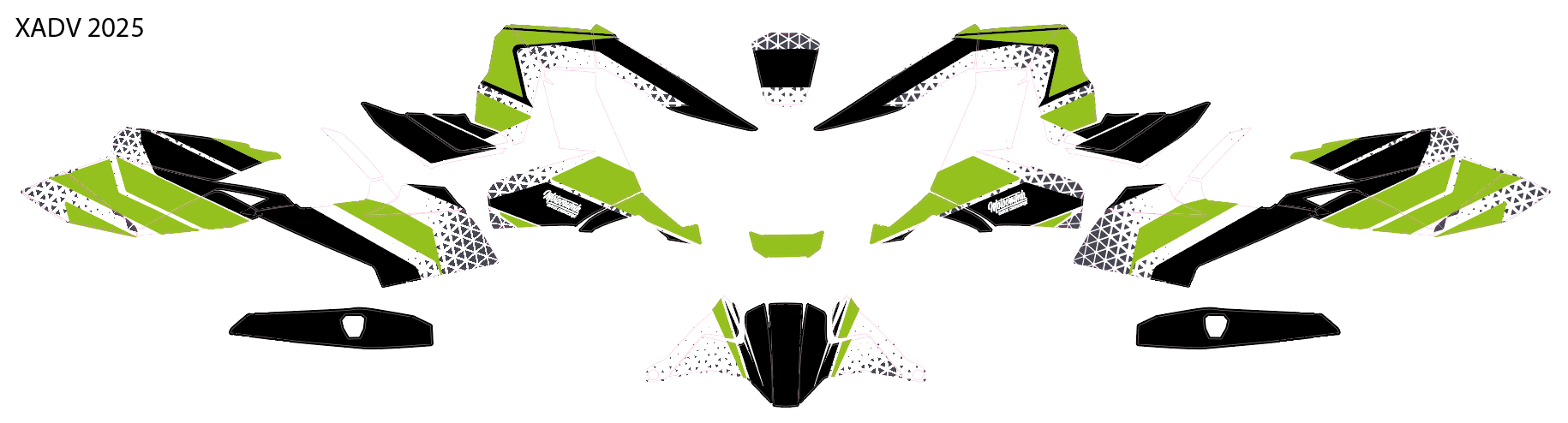 X-ADV Honda Dekor 2025 Light-Green