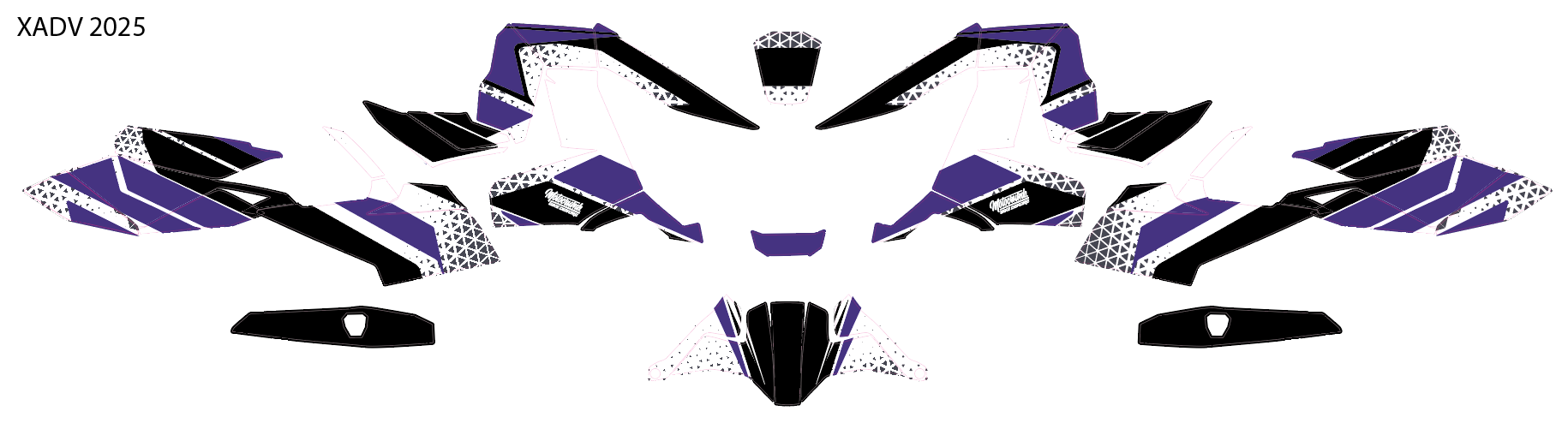 X-ADV Honda Dekor 2025 Purple