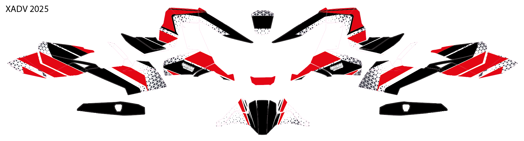 X-ADV Honda Dekor 2025 Red